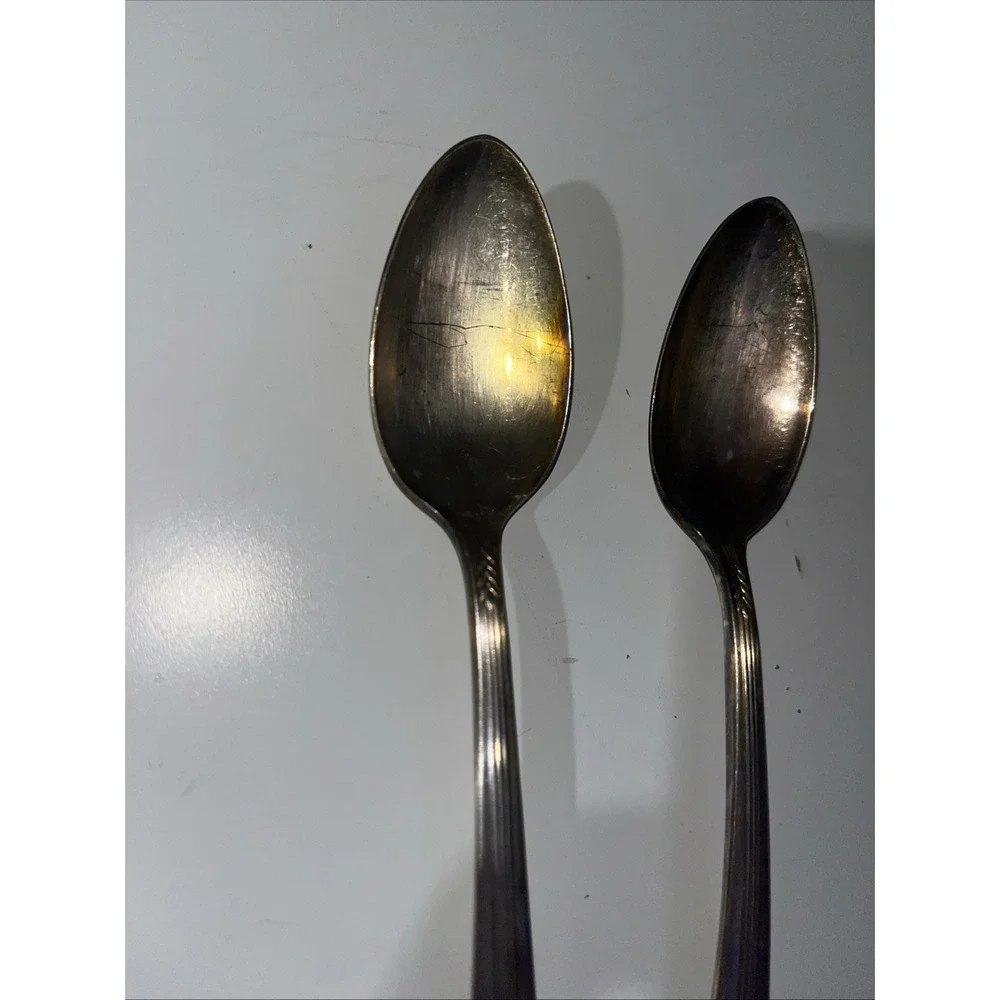 2 Teaspoon‎ Tea Spoon Allure Wm Rogers 1939 International Silver Silverplate